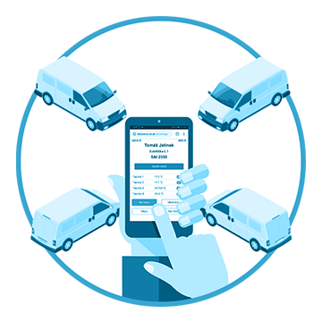 řešení monitoringu chladících vozů