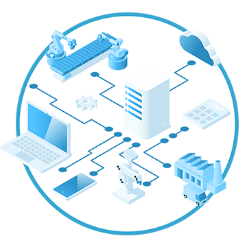 digitalizace výroby, strojů a zařízení